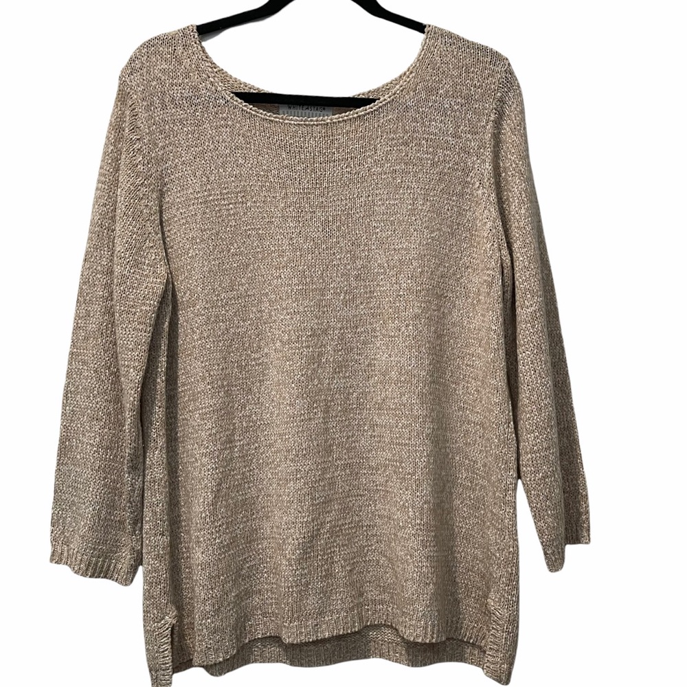 White Stag Knitted Beige Sweater Size XL 16/18